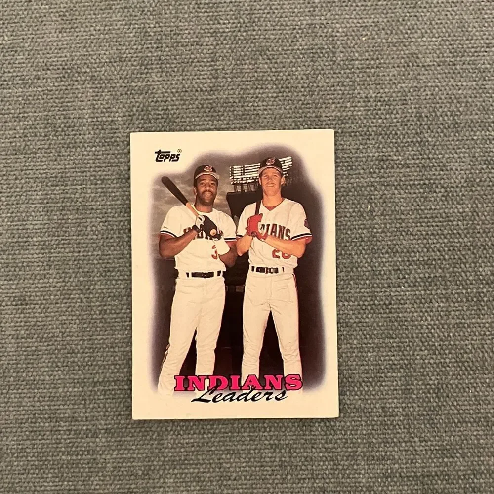 1988 Topps Cleveland Indians Baseball Card Trading Card